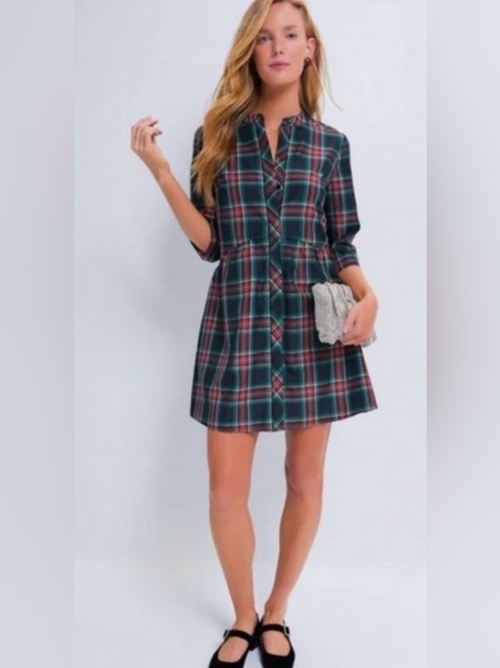Tuckernuck Royal Stewart Shirt Dress Size S